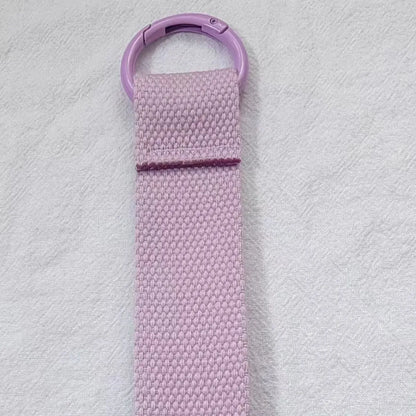 Custom LOGO Keychain Blank Canvas Strap Lanyard Backpack Floating Weave Pendant Personalize  Print Name Webbing Wholesale
