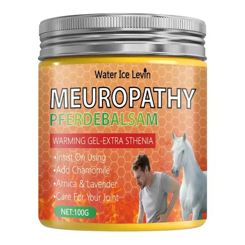 Neuropathy Pferdebalsam Joint Cream - Warming Gel with Chamomile, Arnica & Lavender, Deeply Moisturizes & Protects Joints