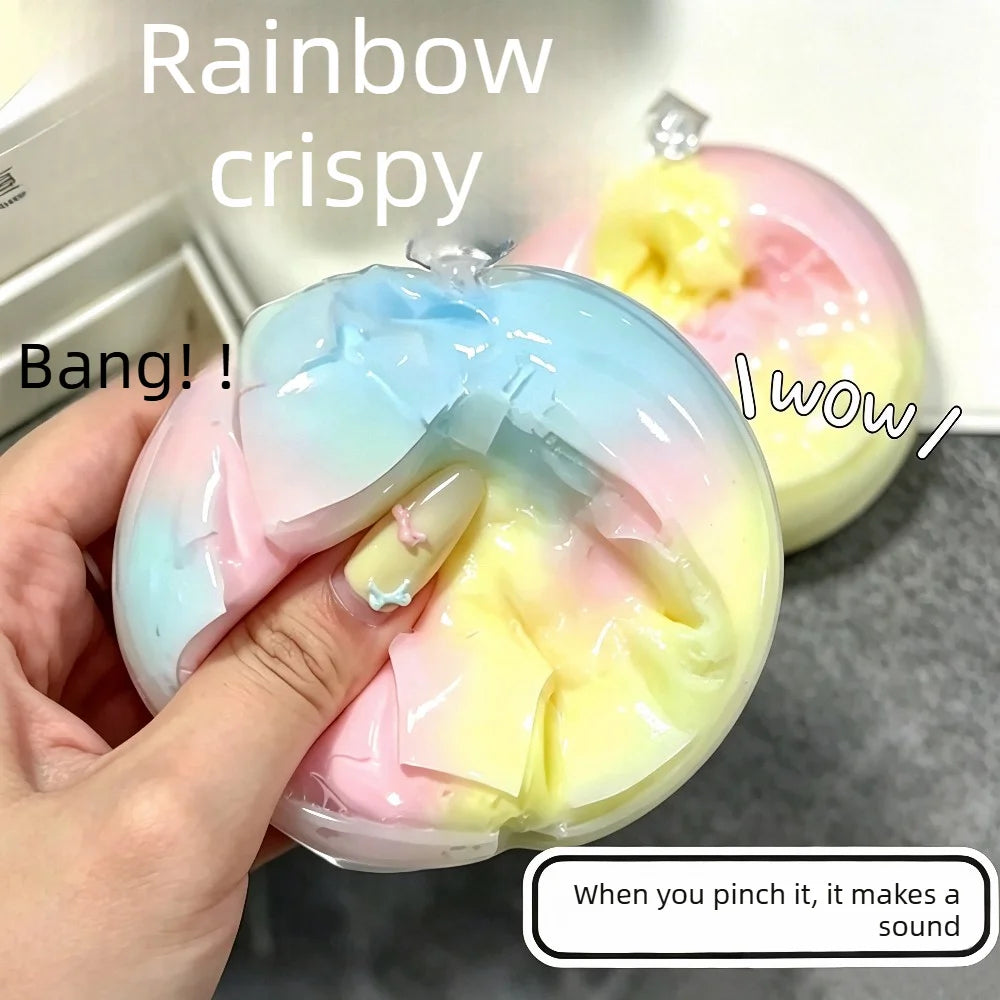 Squishy Stress Balls Slow Rebound Wax Skin Squeeze Toy Sensory Fidget Toy Soothing Relieving Stress For Kids Adult Party Gifts
