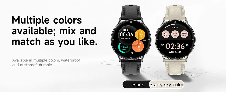 7.6MM Smart Watch 1.32'' AMOLED HD Screen Men Women Sports Watches LED Flashlight BT Call Heart Rate Health Care Smartwatch 2026