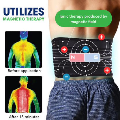 Self Heating Lumbar Back Support Wrap Adjustable Protective Waist Wraps For Unisex Arthritis Joint Pain Relief Injury Recovery