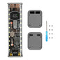 22.5W/45W 18650 Power Bank Case Fast Charging DIY Transparent Battery Storage Box Digital Display USB Type-C Battery Holder