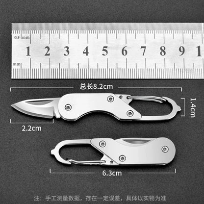 Mini High Hardness All Steel Portable Folding Knife Outdoor Camping Knives Fishing Knife Keychain Unboxing Knives