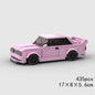 City Speed Racing Car Model Building Blocks DIY Bricks MOC Toy Classic Rally Sports Super Racer Vehicle Christmas gift technique