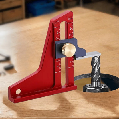 Precision Height Gauge - Metric Depth Measurement Tool, Ideal for DIY Projects, Woodworking Tools for Table Saw, Router Table