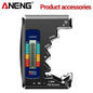 ANENG BT1688 Universal Card Battery Tester D C AA AAA N Battery Test Intuitive Detector Portable  9V 1.55V Button Cell Tools