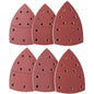10pc Mouse Detail Sander Sandpaper 11 Holes Triangular Sanding Paper for Multi Sander Bosch PSM 160A Detail Palm 40-2000 Grits