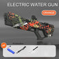 Electric continuous water gun fully automatic water absorption large capacity outdoor battles  summer water fights children toys