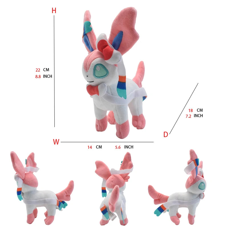 Pokemon Fit Pulsh Toys Gengar Caterpie Butterfree Litwick Lucario Mewtwo Gallade Haxorus Mew Furret Cute Stuffed Peluche Doll