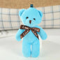 18-90Pcs Mini Teddy Bear Toy Plush Stuffed Bear Doll for Keychain Craft DIY Accessory Birthday Gifts Party Favors Supplies 4.7in