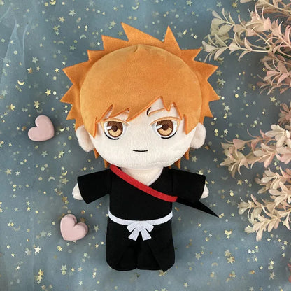Anime BLEACH Kuchiki Byakuya Ulquiorra Cifer Kurosaki Ichigo Cosplay Plush Doll Toy Cute Soft Stuffed Pillow Kids Gift 20cm