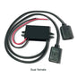 12V 24V 36V 48V Buck 5V 3A Charging Converter DC-DC Step Down Converter for Battery With Multi Types USB Jack Female USB