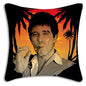 Hot Classic Movie Scarfaces Pillow Covers Cartoon Sofa Decorative Home Double-sided Printing Short Plush Cute Cushion Cover