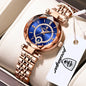 POEDAGAR High Quality Exquisite Wristwatch For Woman Waterproof Stainless Steel Date Quartz Ladies Watch Elegant Women's Watches