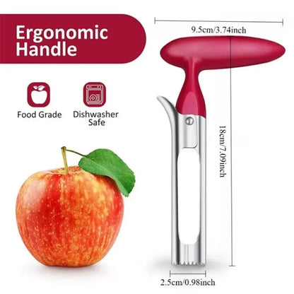 1pc High Quality Stainless Steel Kitchen Apple Core Tool Fruit Cutting Machine Sharp, Easy To Use and Clean and Durable