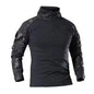 Men's Outdoor Tactical Hiking T-Shirts,Hunting Camouflage Long Sleeve Hunting Climbing Shirt,Male Breathable Sport Clothes