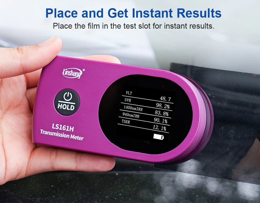 New Arrival Window Tint Meter TSER VLT UV IR Transmission Tint Meter LS161 LS161A LS161H Solar Film Tester for Cars
