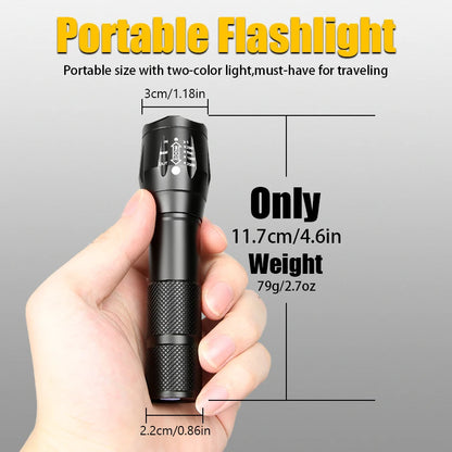 395nm LED UV Flashlight Rechargeable Zoomable Torch Light for Pet Urine Stain Detector Tools Lantern Money Fluorescer Detector