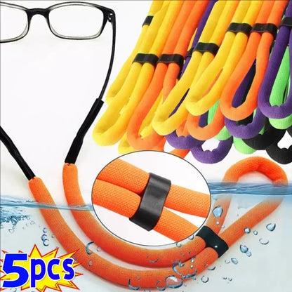 1/2/5pcs Water Sports Floating Sunglasses Chain Anti-Slip String Glasses Ropes Band Cord Holder Goggle Reading Eyeglasses Straps
