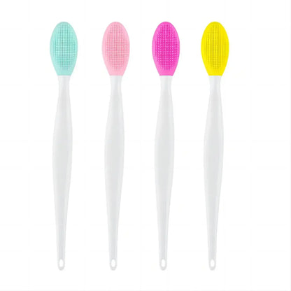 1PC/4PCS  Beauty Skin Care Wash Face Silicone Brush With Replacement Head Exfoliating Nose Clean Blackhead Removal Brushes Tools