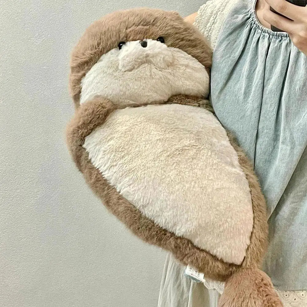 40/65cm Seal Plush Toy Soft Pillow Lifelike Simulation Stuffed Sea Otter Soft Doll Animal Toy Cartoon Otter Kid Birthday Gift