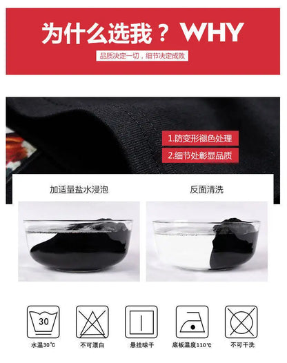 Men's Spring Long-Sleeved T-Shirt round Neck Printed Large Size Trendy Quality Top Casual Fashion Men's Clothing