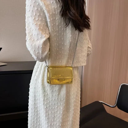This Year's Popular Super Popular Small Bag 2024 Summer Popular Versatile Chain Messenger Bag Fashion Mini Square Sling Bag
