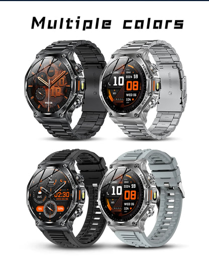 LIGE Nowy Smartwatch Męski 800 mAh Ultra Długa Żywotność Baterii Wodoodporny Zegarek Sportowy Outdoor Połączenia Bluetooth Wojskowy Smartwatch 2025