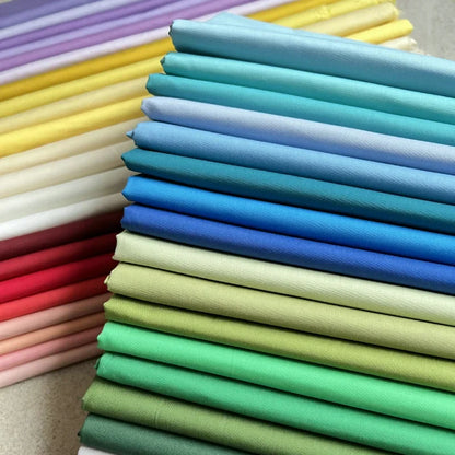 155x50cm 40s Soft Cotton Fabric, Solid Color Poplin, High-quality Dress, Women's Clothing Kindergarten Activity Decoration Cloth