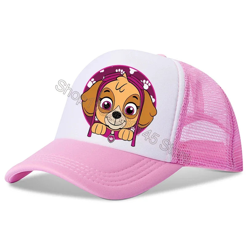 Paw Patrol Child Baseball Caps Cartoon Printed Hat Boys Girls Summer Outdoor Sun Hat Adjustable Peaked Cap Kids Birthday Gifts