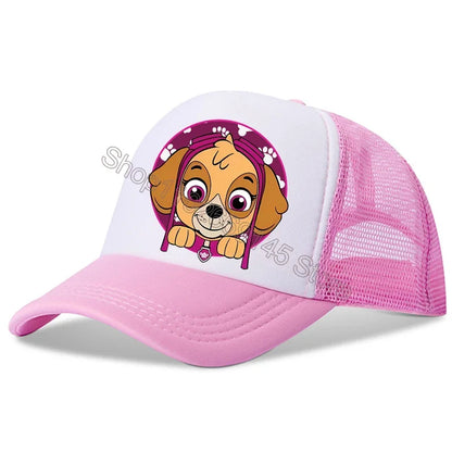 Paw Patrol Child Baseball Caps Cartoon Printed Hat Boys Girls Summer Outdoor Sun Hat Adjustable Peaked Cap Kids Birthday Gifts