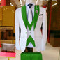 Fashion Style Wedding/Business Men's 3 Pieces Suits Slim Fit Formal Groomsmen Tuxedos Men Suits Jacket+Vest+Trousers for Party