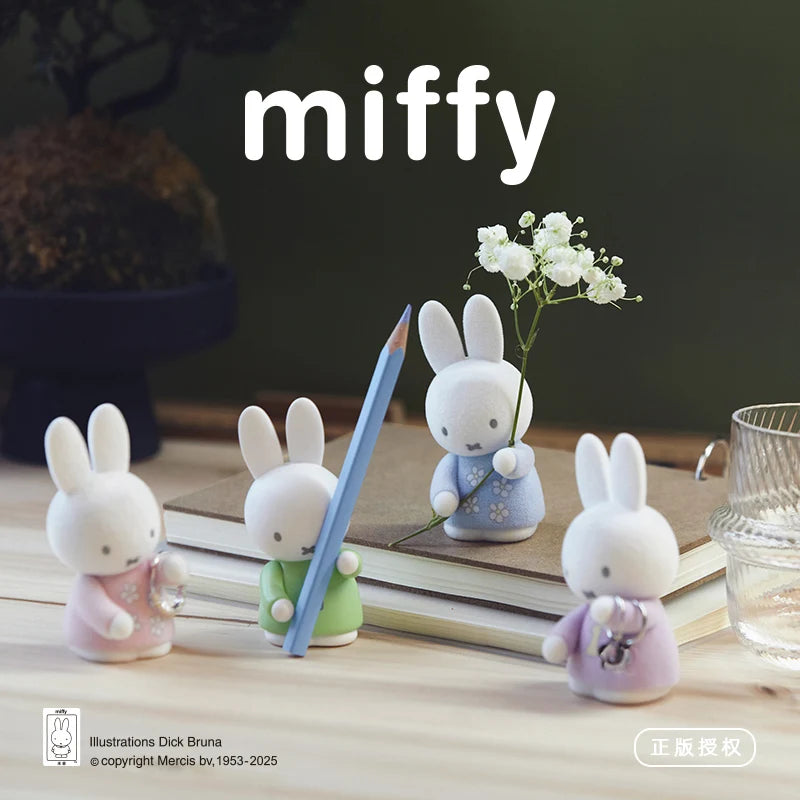 Original Kawaii Miffy Storage Rack Series Blind Box Multi Functional Storage Anime Peripheral Figure Doll Gift Toy