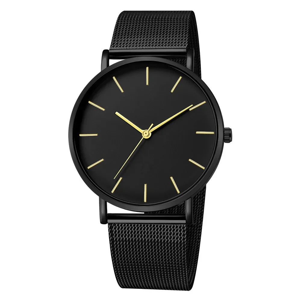 Ultra-thin Fashion Watch Women Luxury Metal Mesh Belt Ladies Quartz Wristwatches Minimalist Elegant Woman Watches reloj mujer