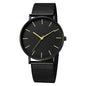 Ultra-thin Fashion Watch Women Luxury Metal Mesh Belt Ladies Quartz Wristwatches Minimalist Elegant Woman Watches reloj mujer