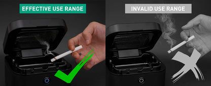 Multifuntional Ashtray Air Purifier Smokless  Smoke Removing ,USB Chargeable Smokeless Ashtray Indoor,Outdoor,Home,Office