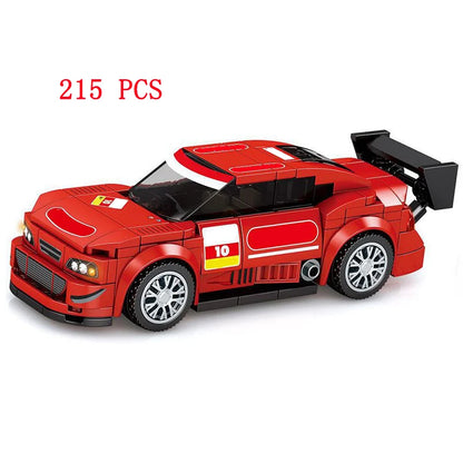 City Speed Racing MOC Car Sports Building Blocks Bricks Classic Rally sport Super Racer Vehicles Christmas gift Technical toys