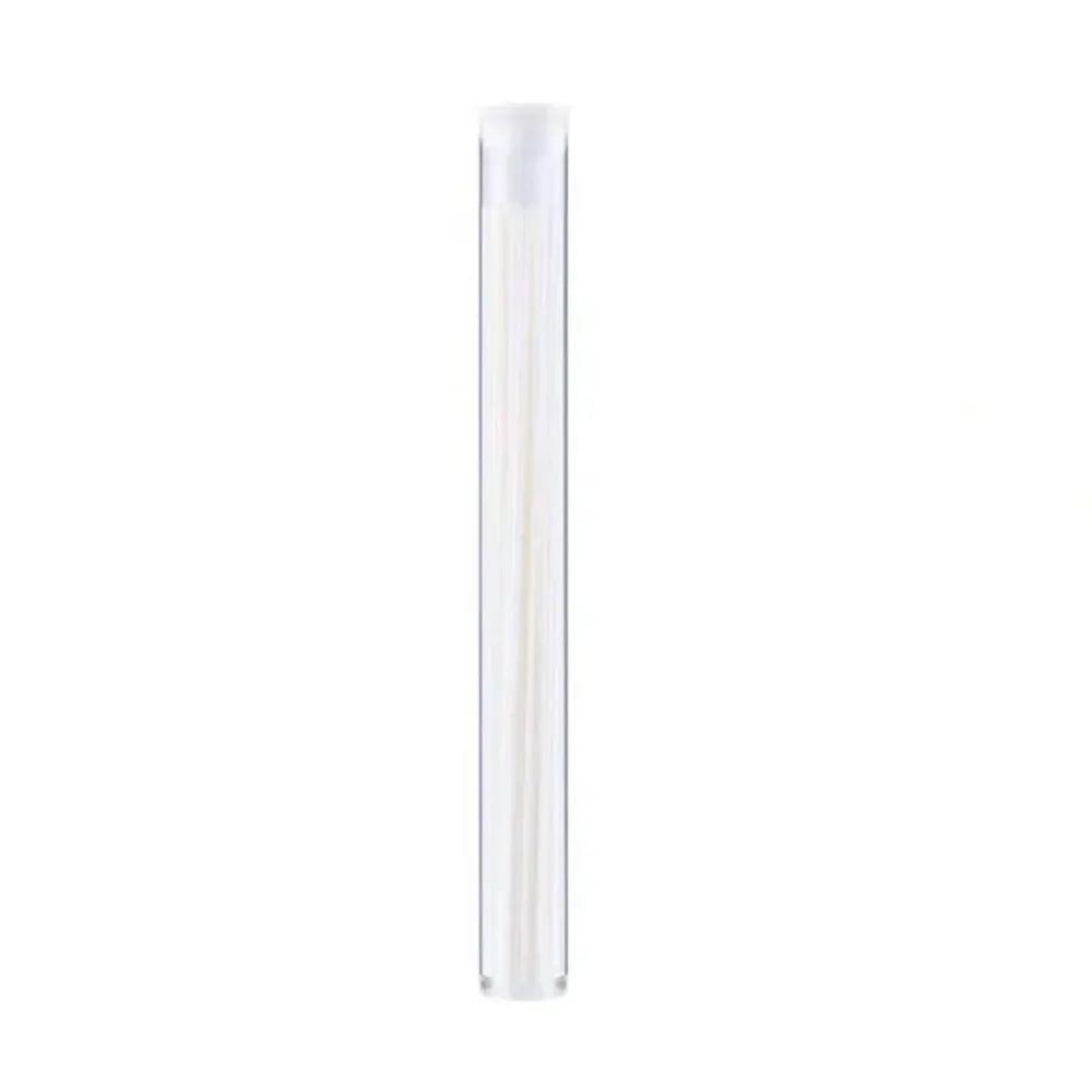 60Pcs Colorful Pierced Ear Cleaning Line Set Paper Floss Herb Solution Ear Hole Cleaning Kit Effective Anti-Blocking