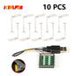 10PCS 0.8mm Pin RGB LED For LEGO Building Blocks USB Lamp DIY Street Light City Electric Decorate 1X1 Brick Compatible All Brand