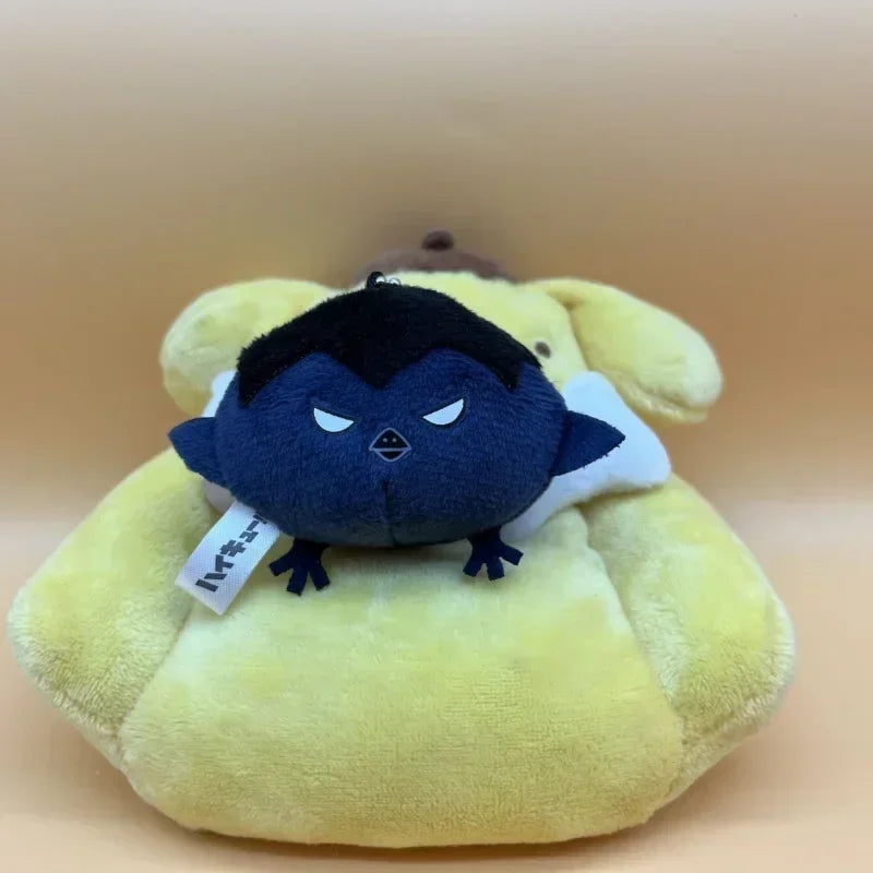 Haikyuu!! Anime Crow Sugawara Koushi Ryunosuke Tanaka Plush Toys Hobbies Kawaii Stuffed Doll Bag Decoration Keychain Gifts