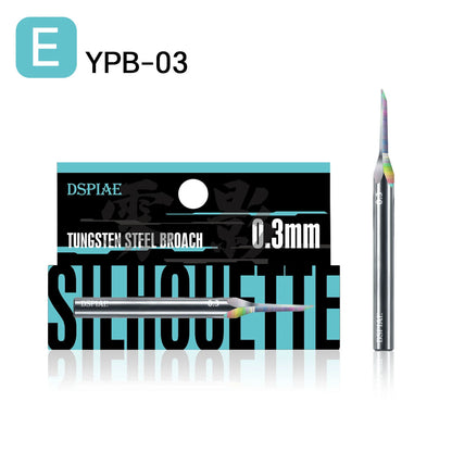 DSPIAE PT-TH Push Knife Handle YPB-0.1mm~1.5mm Drill Bits Model Engraving Tool for Assembly Model Building Tools DIY Accessories