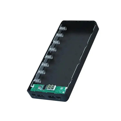 DIY Power Bank 10/8*18650 Battery Holder Battery Box Micro Type C Dual USB Ports Phone Charger 18650 Detachable Powerbank Case