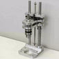 Woodworking Drilling Stand - Aluminum Profile Vertical Positioning Tool, Mini Desktop Drill Stand for Cordless Drills & DIY