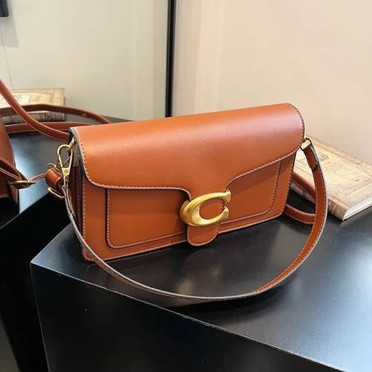 2026 New Niche Solid Color Small Square Bag Premium Texture Simple Versatile Multi-compartment Shoulder Crossbody Bag Fashion