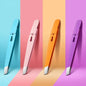 High-Quality Eyebrow Tweezer Colorful Hair Beauty Fine Hairs Puller Stainless Steel Slanted Eye Brow Clips Removal Makeup Tools
