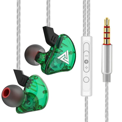 QKZ CK5 FiLe Wired Earphone Professional Gaming And Sports Noise Cancelling Headphones with Microphone HiFi Music Earphone