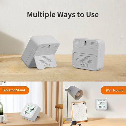 Tuya Temperature And Humidity Sensor 2.4G WiFi Smart Life App Remote Detecte Support Alexa Google Home