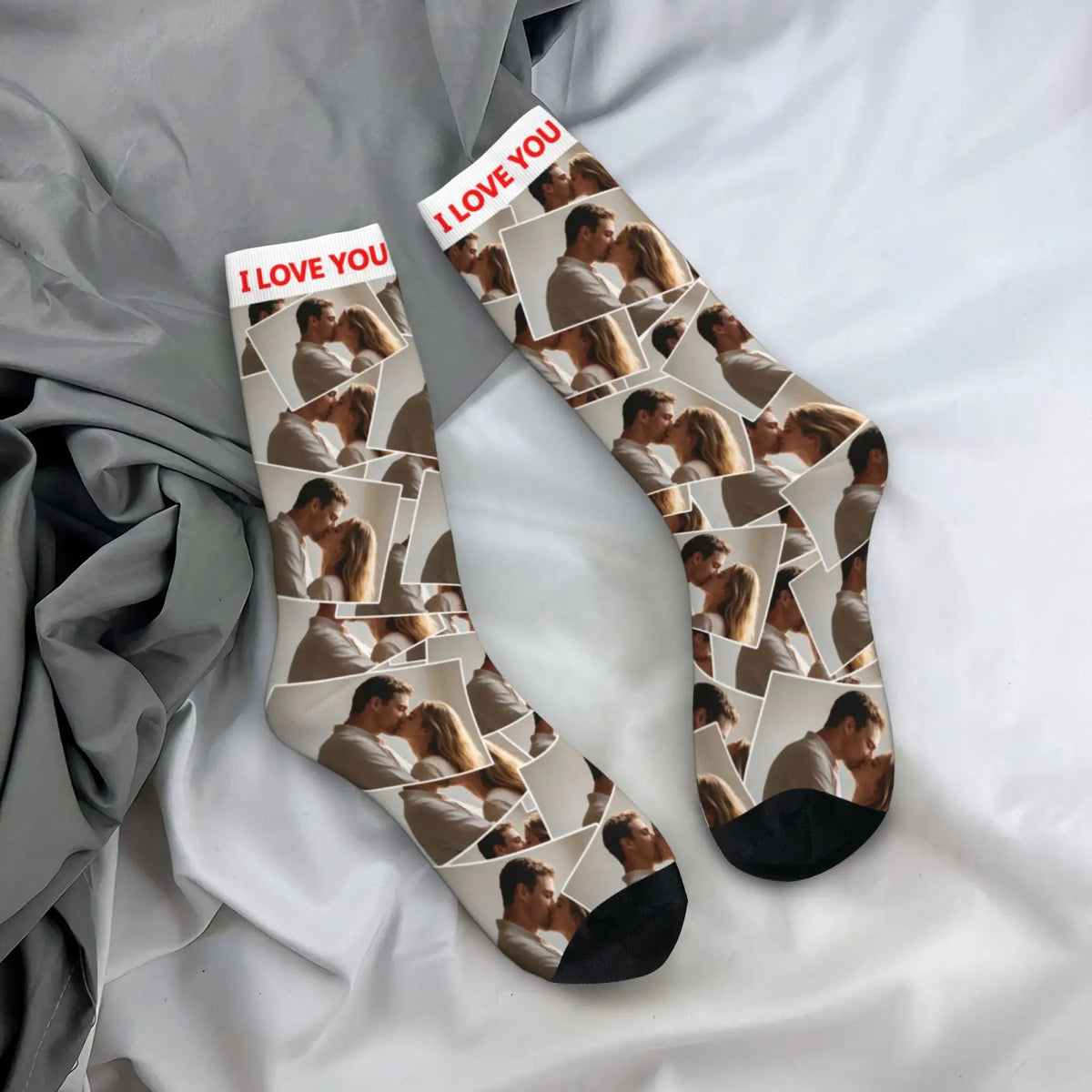 Novelty Custom Face Socks DIY Personalized Photo Custom Socks Crazy Funny Men's Socks Christmas Party Birthday Anniversary Gift
