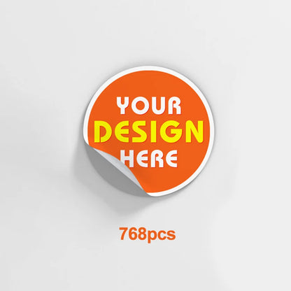 Custom-Made Event Stickers - Personalized Logo/Photo Decals for Weddings, Birthdays, Brand Promotion & Gift Packaging