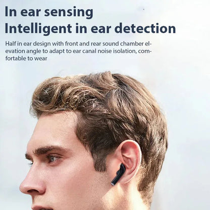 X87 In-Ear Headphones with LED Digital Display HiFi Stereo Earphones Long-lasting Headsets Phones Laptops Widely Compatible
